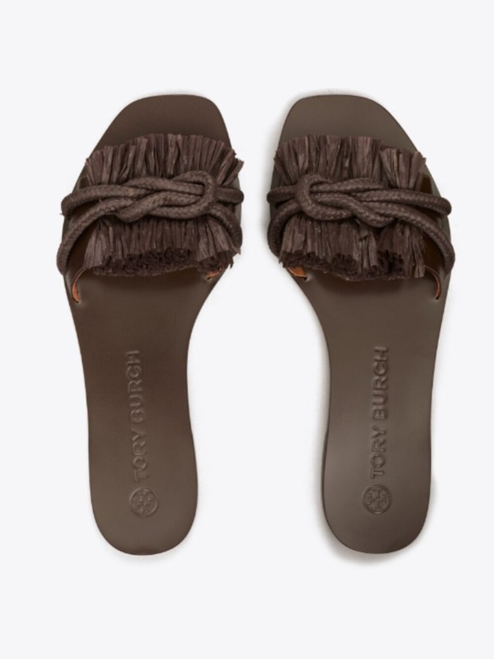 Tory Burch Rope Flat Slide Sandals